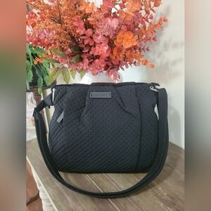 Vera Bradley Quilted Black Shoulder Bag
